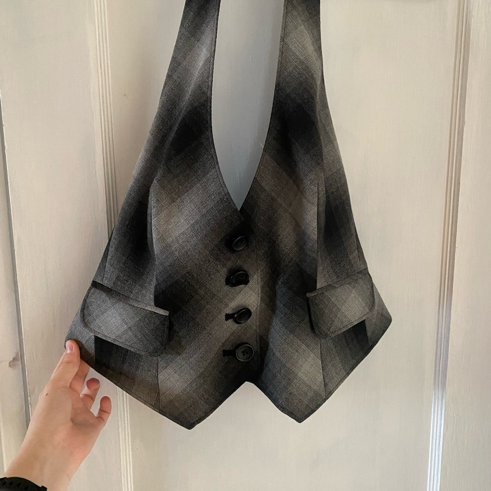 Banana Republic Charcoal Gray Vest